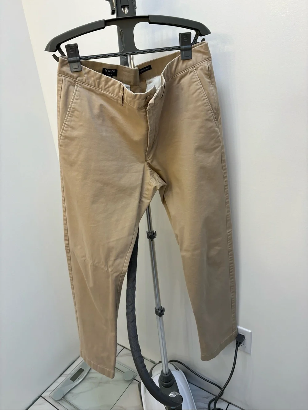 J. Crew Thompson Kids Beige Elastic-Waist Sweatpants